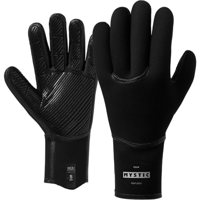 2025 Mystic Roam 5mm 5 Finger Surf Gloves 35015.250075 - Black