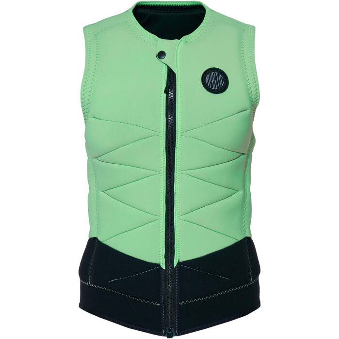 2024 Mystic Womens Juice Front Zip Wake Impact Vest 35005.240221 - Lime Green