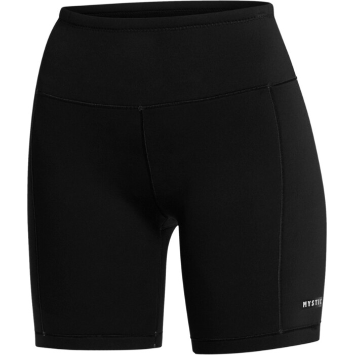 2024 Mystic Womens Lunar Neoprene Biker Shorts 35001.240232 - Black