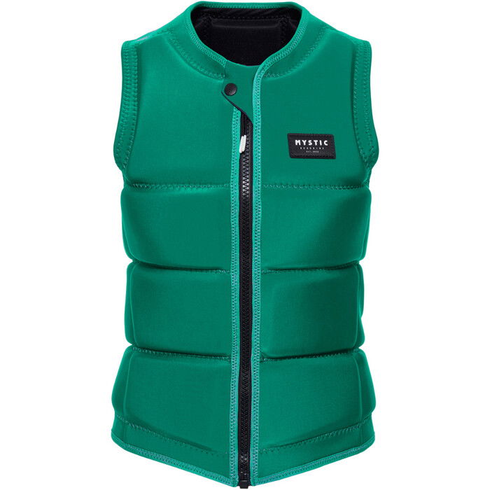 2024 Mystic Womens Star Front Zip Wake Impact Vest 35005.240246 - Green