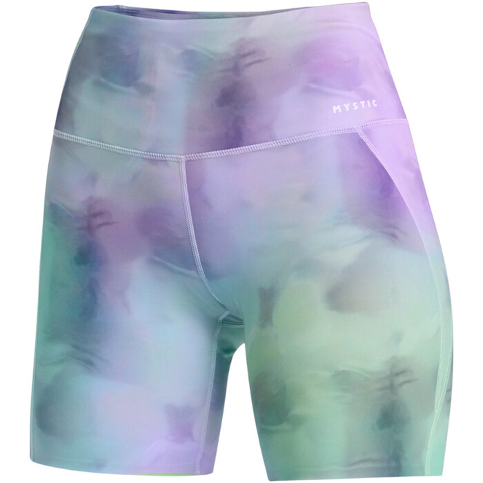 2024 Mystic Mujer Terri Performance Biker Shorts 35001.240241 - Purple / Green