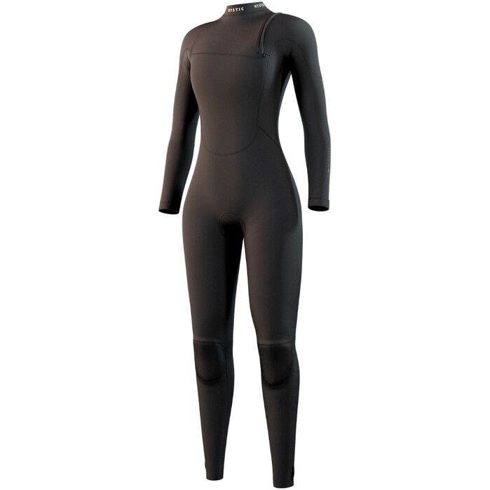 2024 Mystic Womens The One 4/3mm Zip Free Wetsuit 35000.240122 - Black