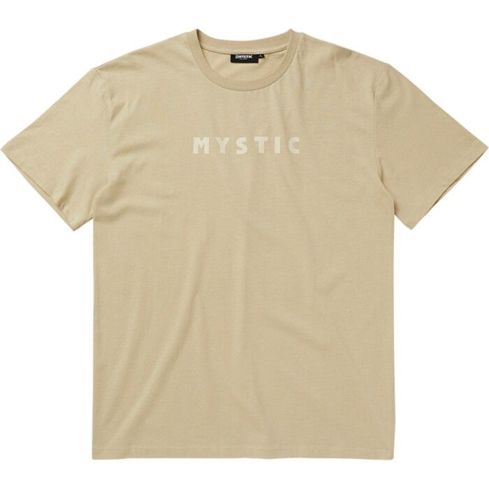 2024 Mystic Mens Icon Tee 35105.250205 - Sand