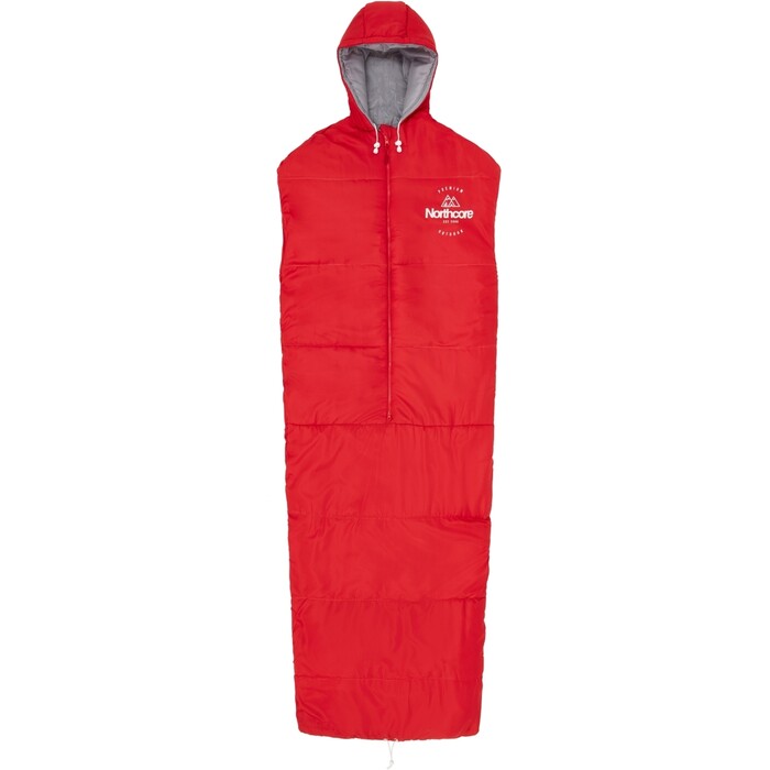 2024 Northcore Saco De Dormir Convertible NOCO126AB - Rojo