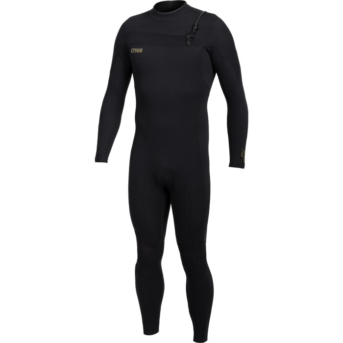 2024 O'Neill Mens O'Riginal RG8 Natural Rubber 4/3mm Chest Zip Wetsuit 5633 - Black