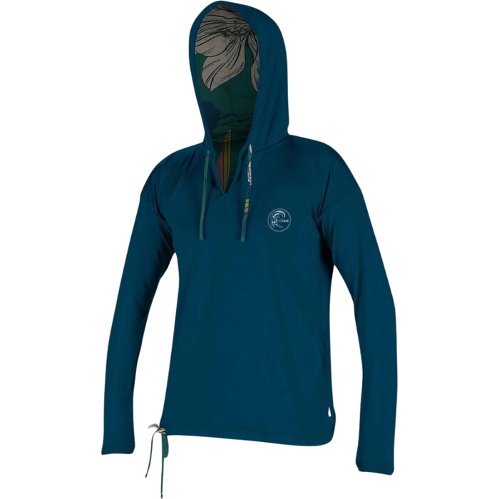 O'Neill Mujer Sudadera Con Capucha Manga Larga Estampado Sol 5407S - French Navy / Bridget