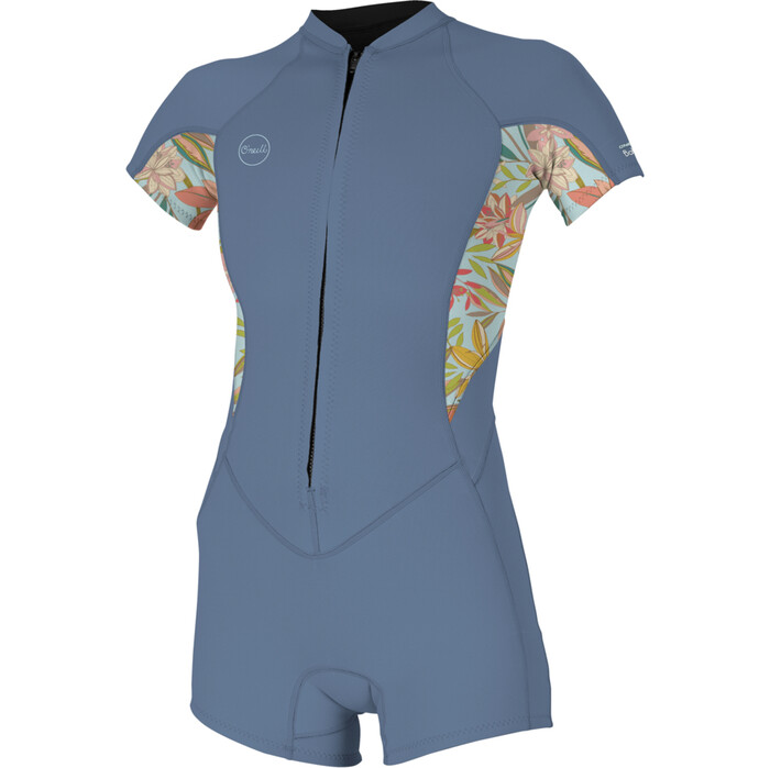 2024 O'Neill Mujer Bahia 2/1mm Front Zip Traje De Primavera Neopreno 5293 - Infinity / Dalia