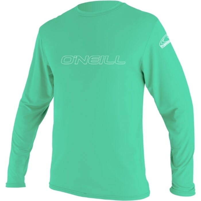 2024 O'Neill Youth Basic Skins Long Sleeve Rash Tee 4341 - Light Aqua