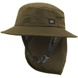 2024 Ocean and Earth Indo Stiff Peak Surf Hat OESMHA02M - Olive