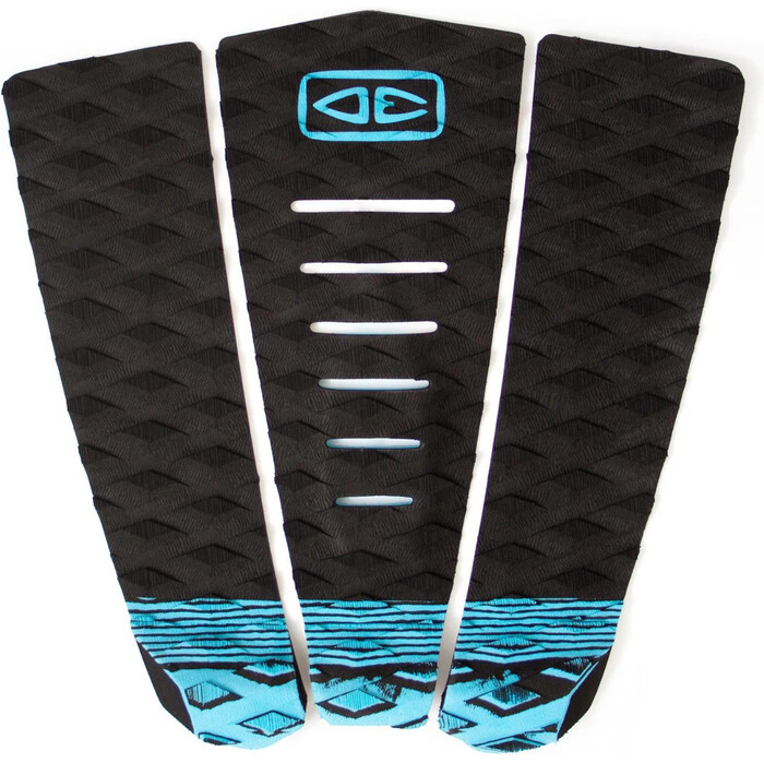 2024 Ocean and Earth Simple Jack Surfboard Grip Tail Pads OESATP28B - Black / Blue