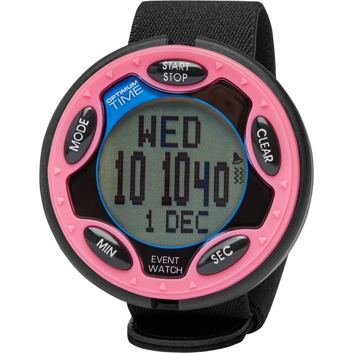 2024 Optimum Time OE Series 14R Rechargeable Jumbo Event Watch OE146 - Pink