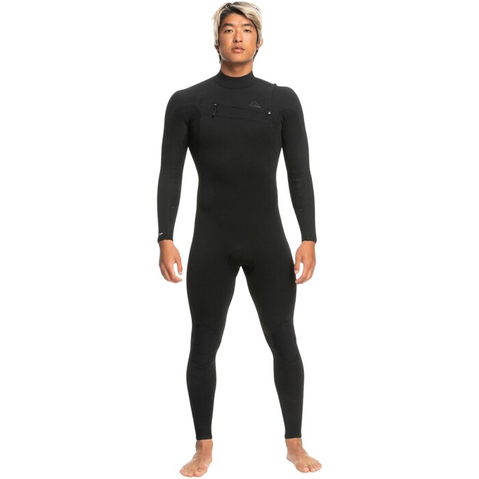 2024 Quiksilver Mens Highline 5/4/3mm Chest Zip Wetsuit AQYW103113 - Black