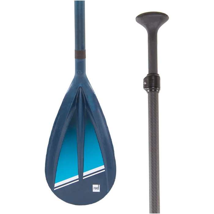 2024 Red Paddle Co Hybrid Tough Ajustable 3-Pieza SUP Paddle 001-002-010-0015 - Blue