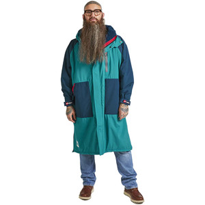 2024 Red Paddle Co Recuperado EVO Pro Cambio De Manga Larga Robe / Poncho 002-009-006 - Teal / Navy