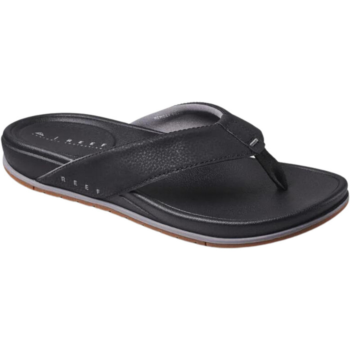 2024 Reef Mens Cushion Bonzer Sandals CJ4042 - Black / Gum