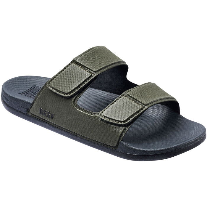 2024 Reef Hombres Sandalias Acolchadas Tradewind CI9889 - Grey / Oliva