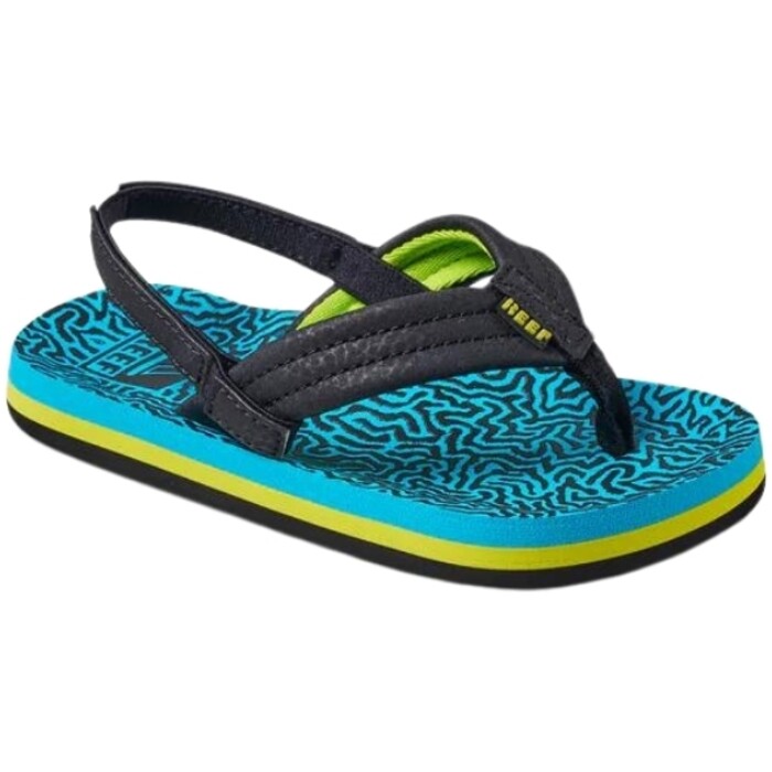 2024 Reef Infantes Little Ahi Chanclas / Sandalias CJ2840 - Blue Coral