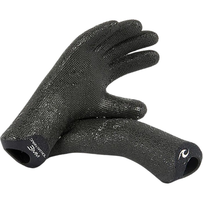 2024 Rip Curl Dawn Patrol 3mm Neoprene Gloves WGLLBM - Black