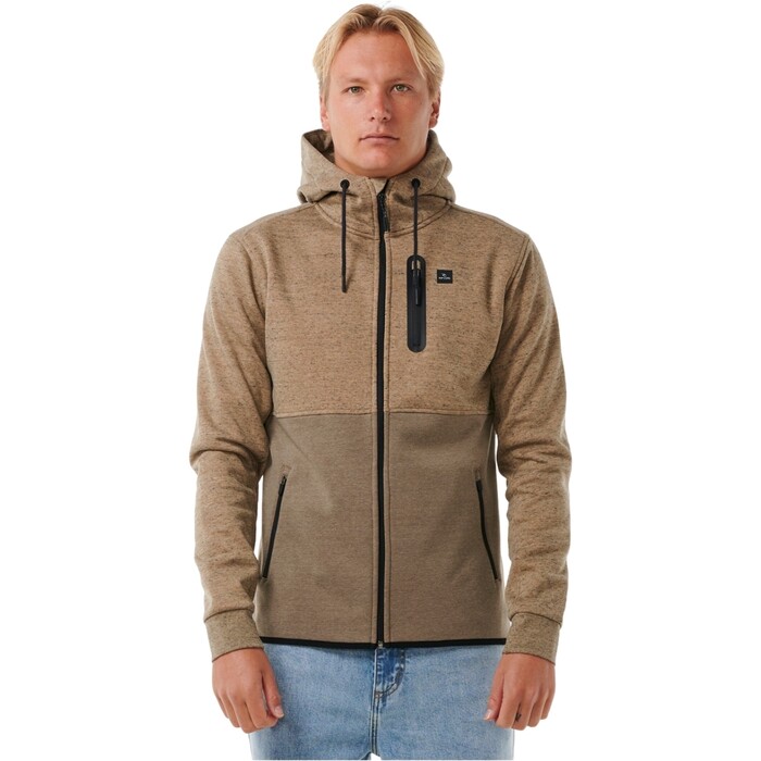 2024 Rip Curl Hombres Anti Series Cdigo Postal De Salida Fleece CFEDB9 - Sand Dune