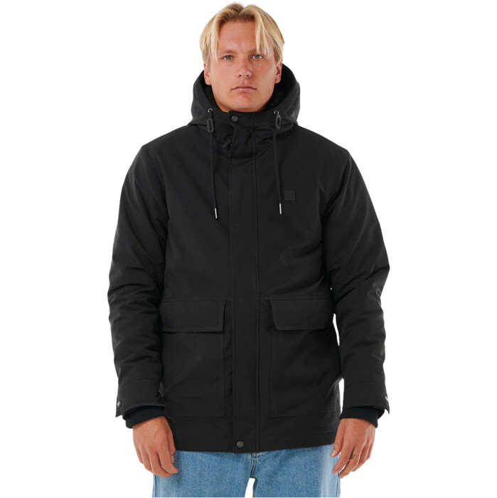 Rip Curl Hombres Anti Series 2024 Chaqueta De Salida 01DMJA - Black