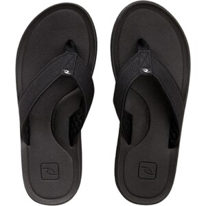 2024 Rip Curl Mens Chiba Open Toe Flip Flops TCTG47 - Black