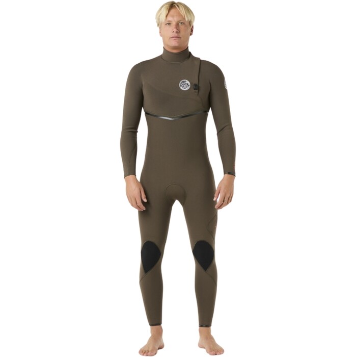 2024 Rip Curl Mens Flashbomb 3/2mm Zip Free Wetsuit 14OMFS - Deep Rock