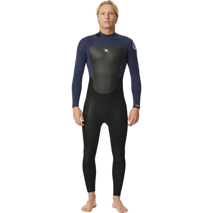 2024 Rip Curl Mens Omega 3/2mm Back Zip Wetsuit 15IMFS - Slate