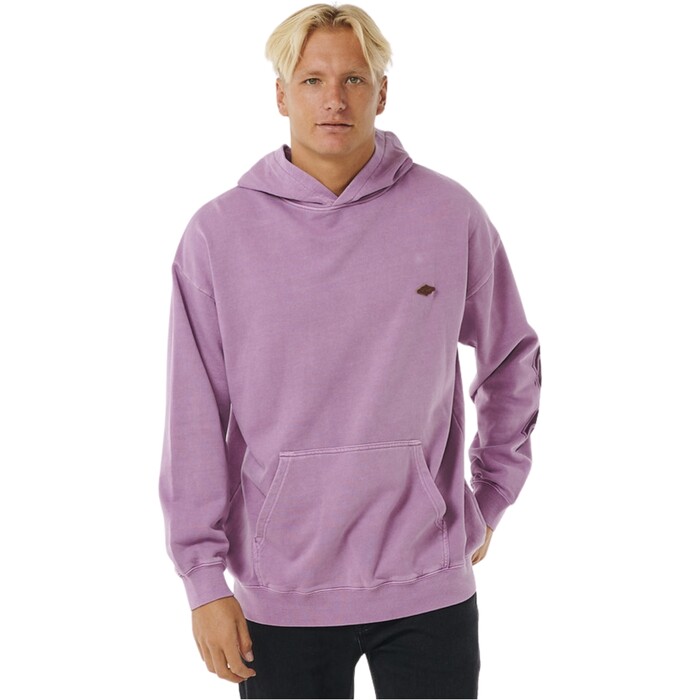 2024 Rip Curl Mens Original Surfers Hooded Sweatshirt 04DMFL - Dusty Purple