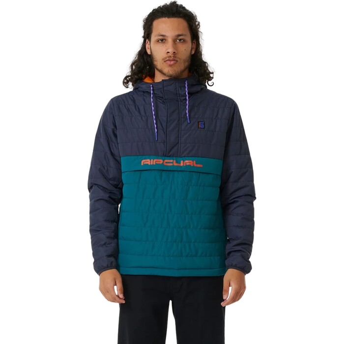 2024 Rip Curl Hombres Bsqueda Anorak Puffer 01HMJA - Purple Night