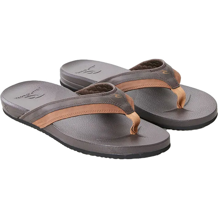 2024 Rip Curl Mens Soft Top Open Toe Flip Flops 1B9MOT - Brown / Tan