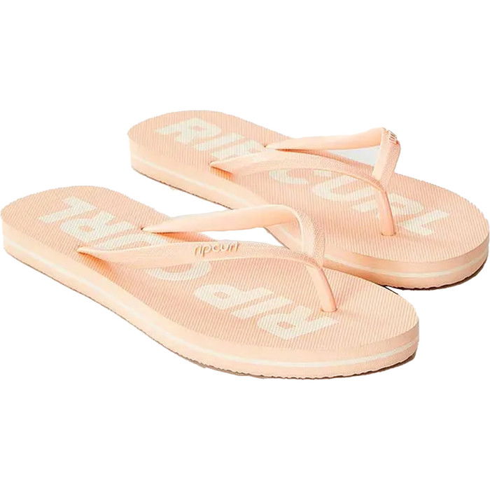 2024 Rip Curl Womens Classic Surf Bloom Open Toe Flip Flops 16FWOT - Peach