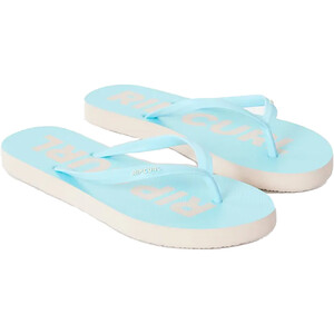 2024 Rip Curl Womens Classic Surf Bloom Open Toe Flip Flops 16FWOT - Sky Blue