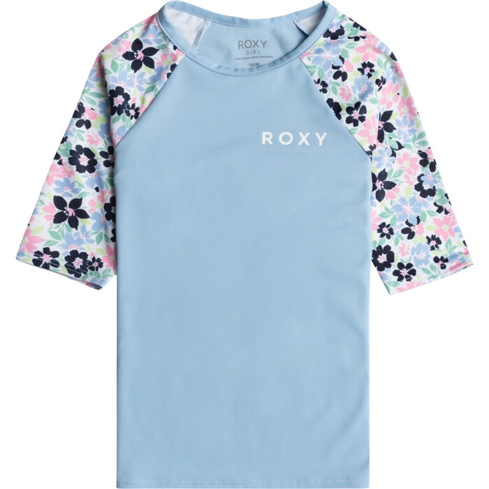 2024 Roxy Chicas UPF 50 Camiseta De Surf De Manga Corta ERGWR03389 - Bel Air Ephemere Small