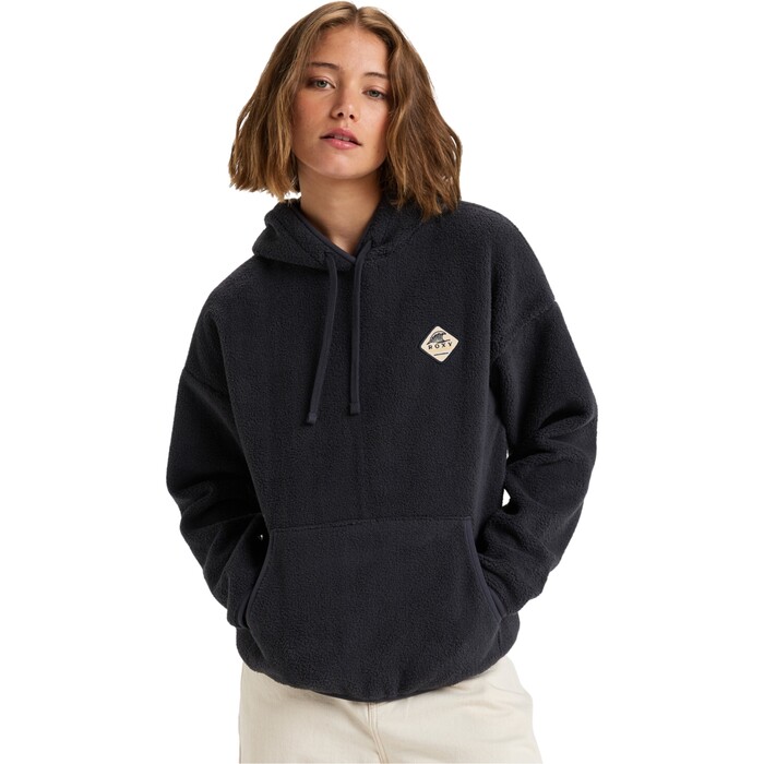 2024 Roxy Mujer Cool Calling Fleece Sudadera Con Capucha ERJPF03168 - Phantom