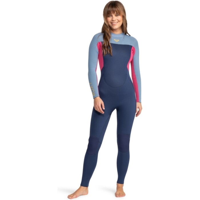 2024 Roxy Womens Prologue 5/4/3mm Back Zip Wetsuit ERJW103168 - Dark Denim