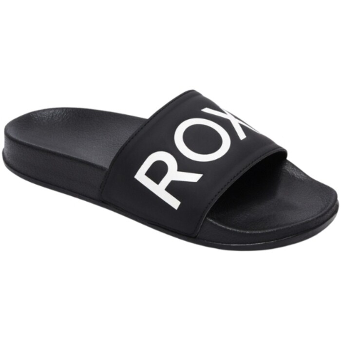 2024 Roxy Mujer Slippy Slider Sandals ARJL100679 - Black FG