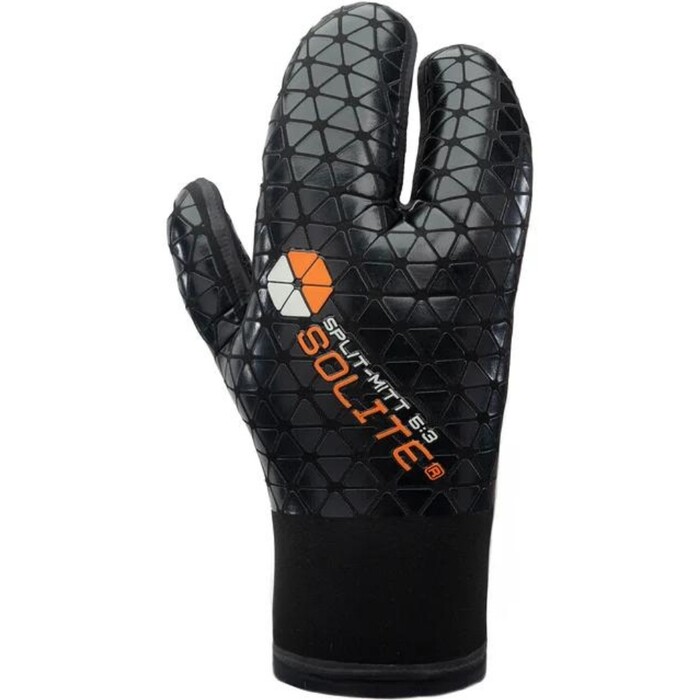 2024 Solite 5/3mm Split-Mitt Wetsuit Gloves 22017 - Black