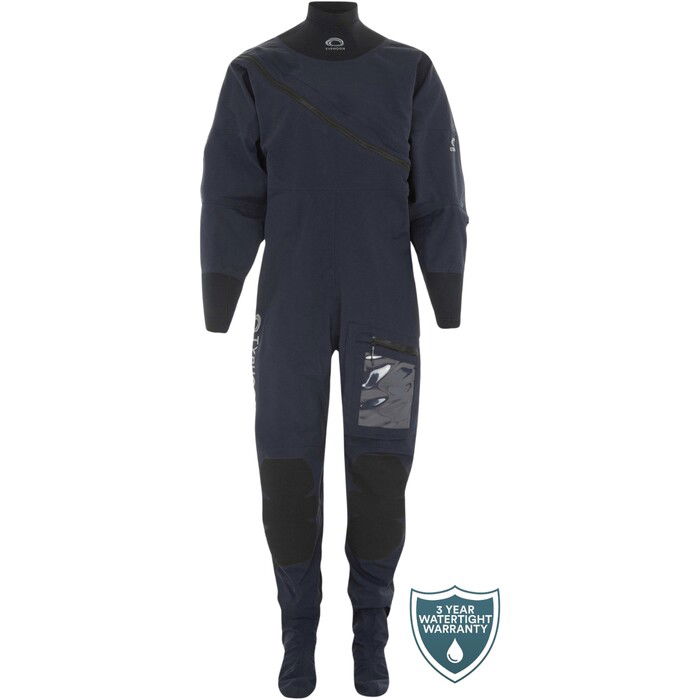 2024 Typhoon Mujer Marros Front Zip Traje Seco 100190 - Navy