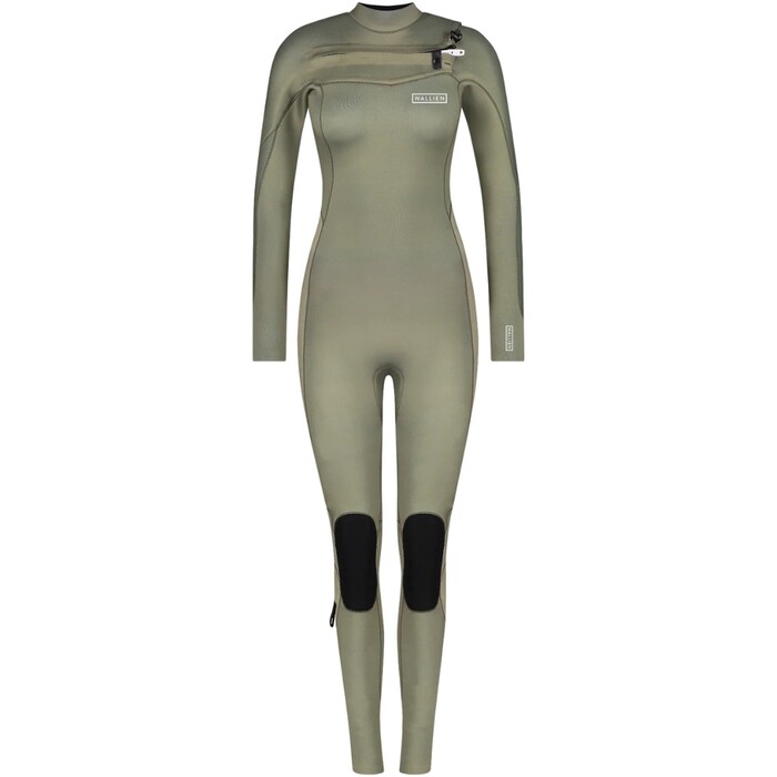 2024 Wallien Womens Nikki van Dijk 3/2mm Chest Zip Wetsuit 101008003 - Moon