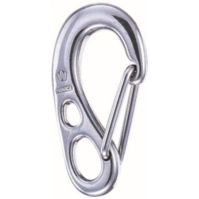 2024 Wichard HR Safety Snap Hook With Swivel WR2384 - Silver