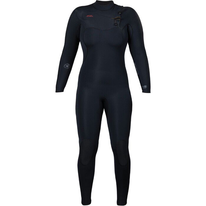 2024 Xcel Womens Infiniti 5/4mm Chest Zip Wetsuit WN54Z2L4 - Black