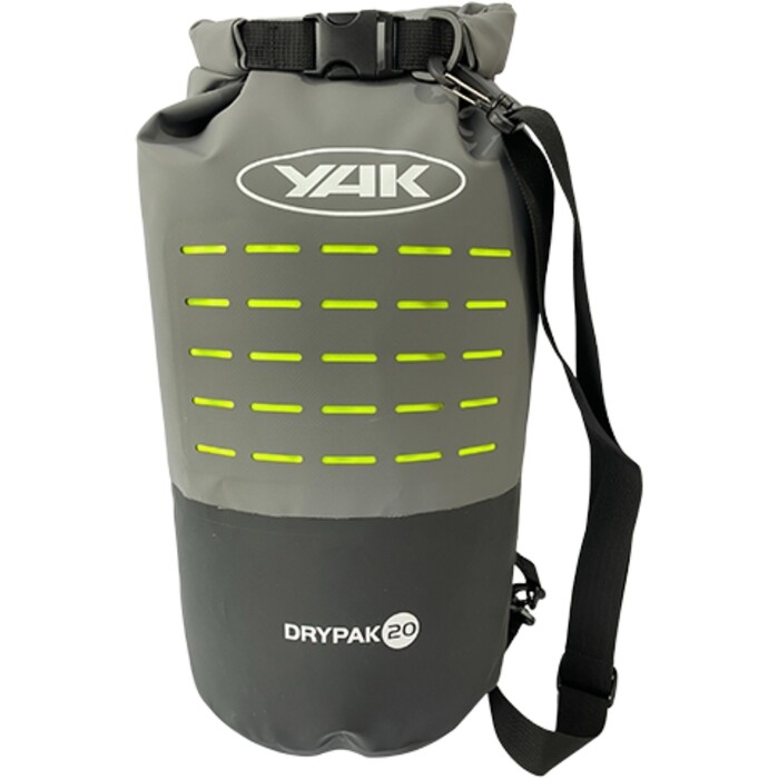 Yak 2024 Drypak 20L Drybag W / Molle Sistema 7003333 - Grey