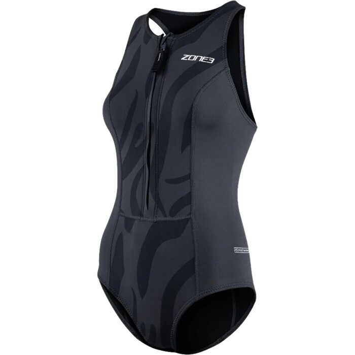 2024 Zone3 Womens Yulex Sleeveless Swimsuit NA24WYSS101 - Black