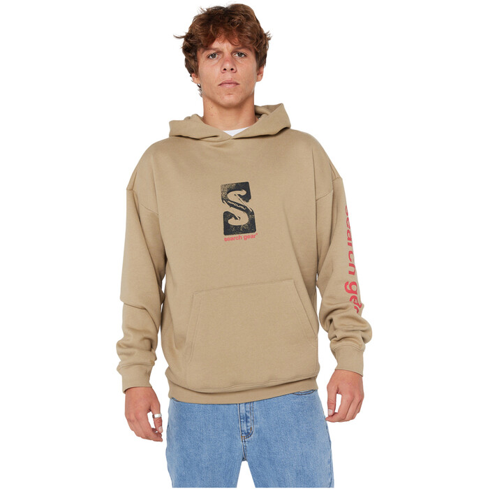 2025 Rip Curl Mens Search Gear Hoodie 09QMFL Khaki Clothing