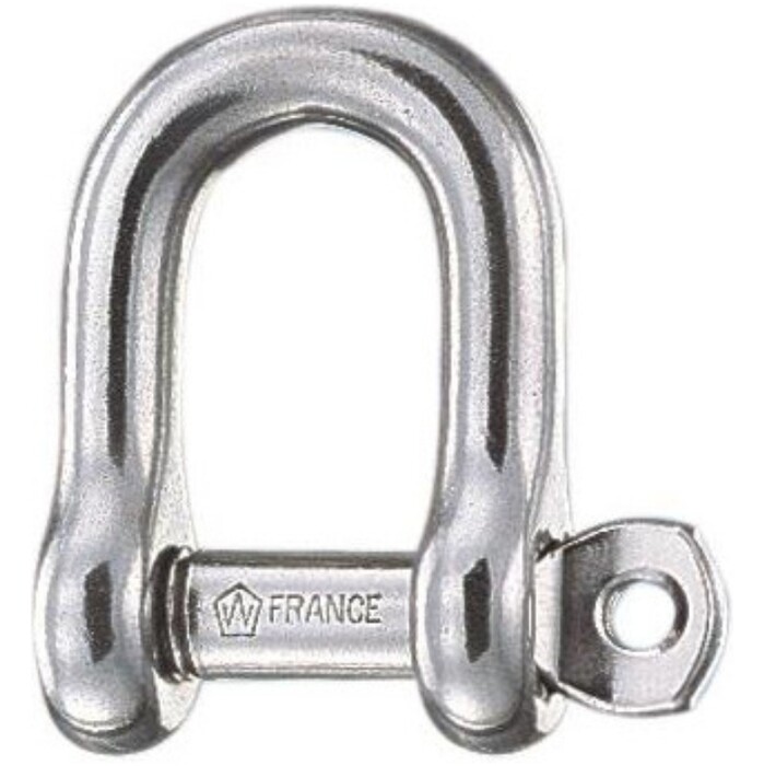 2025 Wichard Captive Pin D Shackle WR1401 - Silver