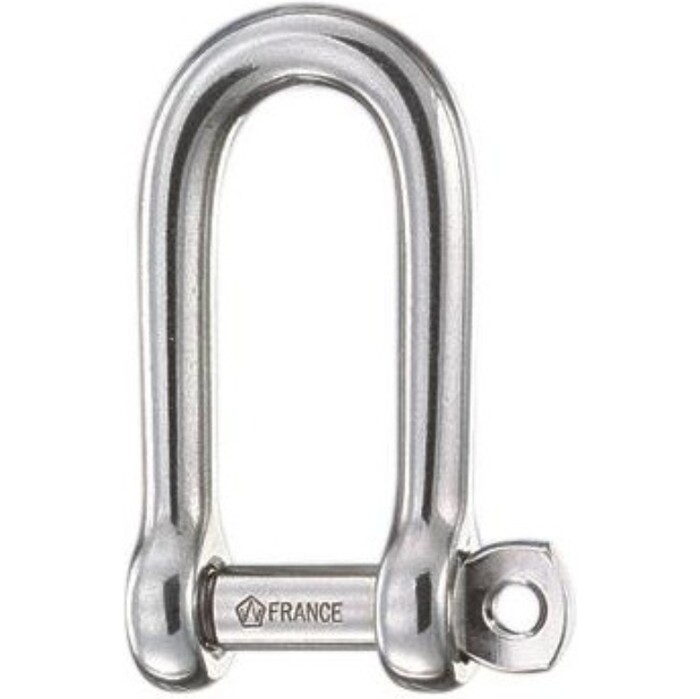 2025 Wichard Self-locking Long D Shackle WR1211 - Silver