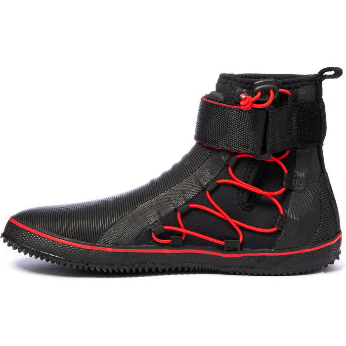 2024 Gul All Purpose 5mm Lace Up Boots BO1304-B2 - Black / Red