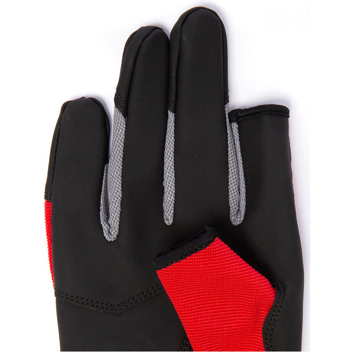 2024 Musto Essential Sailing Long Finger Gloves AUGL002 - Red