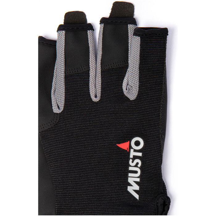 2024 Guantes De Dedo Cortos De Navegacin Musto Essential Augl003 - Negro