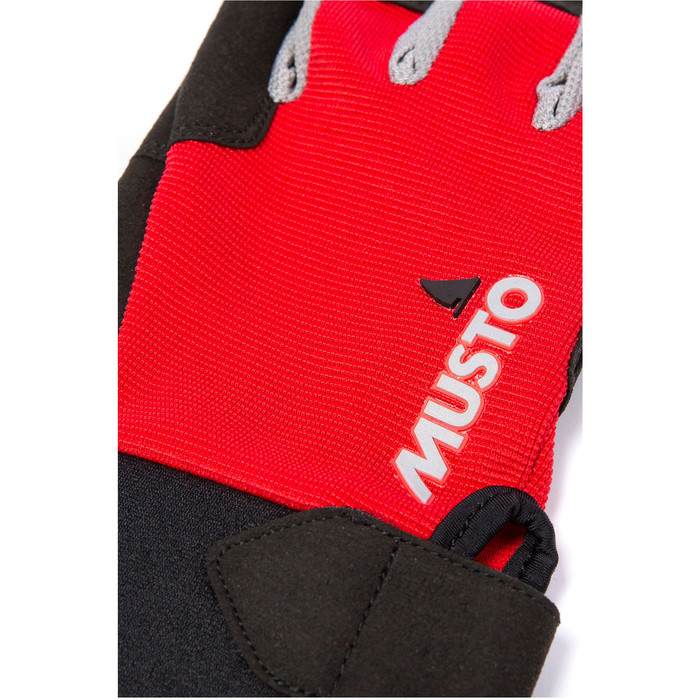 Guantes De Dedo Cortos Musto Essential Sailing 2024 Augl003 - Rojo